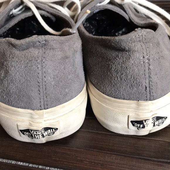 🚨B2G1 VANS Gray Suede Scotchgard Unisexed 6M/7½W - Picture 3 of 7